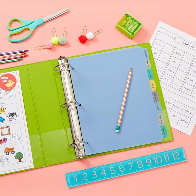 Alt view image 7 of 7 - ® Big Tab Write & Erase Plastic Dividers, 8-Tab, Color, 24 Sets For Organizing and Relabeling Binder Sections, Tear-Resistant Reusable Tabs, 3-Hole Punched, For 3-Ring Binders