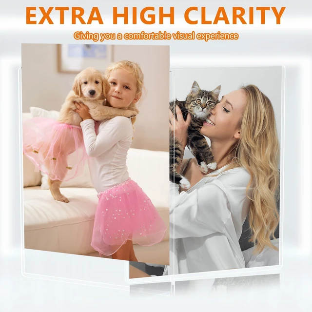 Alt view image 4 of 7 - 25PCS 8" x 10" Rigid Print Protectors Clear Hard Plastic Page Sheet Protectors Photo Holder Poster Plastic Sleeves for Prints, Autograph Pictures, Photographs, Birth Certificate Protector