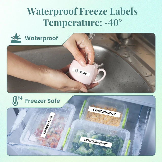 Alt view image 3 of 7 - P12 Label Maker Machine with 4 Tapes, Bluetooth Mini Ribbon Printer Small Label Makers, Thermal Transfer Labeler with Multiple Templates for School Name Tags Clothes Gift Wrapping Home