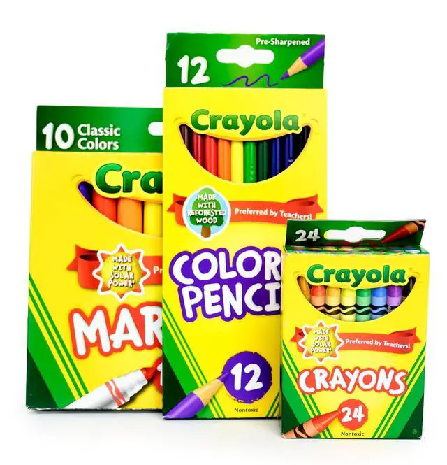 Alt view image 4 of 7 - Elementary Bundle (1 Box) | Back to Essentials Kit for Students & Teachers | Includes Wide-Ruled Paper Products, Crayons, Markers, Colored Pencils, & More