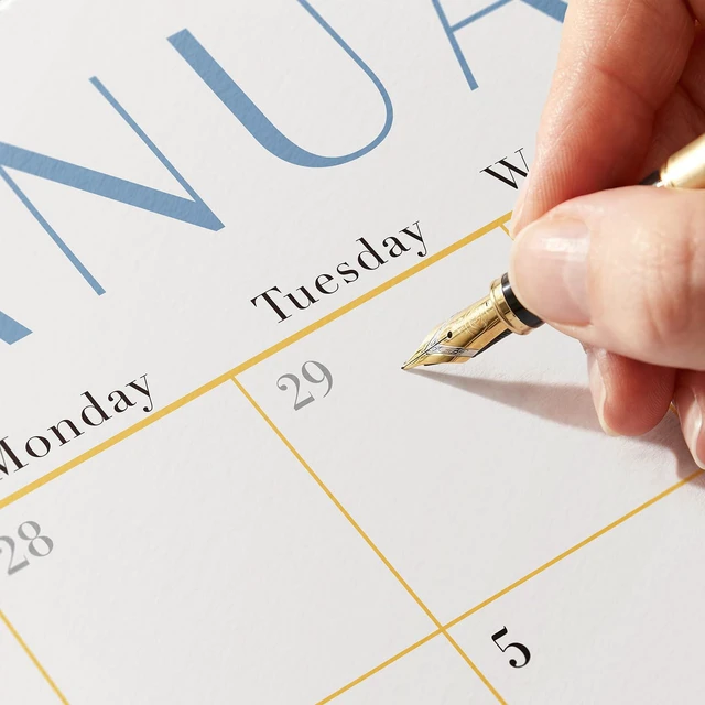 Alt view image 4 of 7 - Desk Calendar 2026-2027 with Protective Mat, Academic Desk Calendar Large Desk Pad Calendar From August 2026 to December 2027, 21x16.5 inch, Desk Blotter Calendar for Easy Organizing, Apricot
