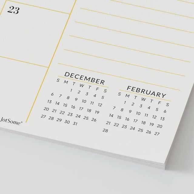 Alt view image 5 of 7 - Desk Calendar 2026-2027 with Protective Mat, Academic Desk Calendar Large Desk Pad Calendar From August 2026 to December 2027, 21x16.5 inch, Desk Blotter Calendar for Easy Organizing, Apricot