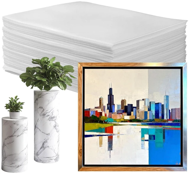 Main image of 30 Pack Large Foam Pouches 22x26 in, Cushion Foam Wrap Pouches Plate Packing Sleeves for Moving, Storage and Packing Supplies for Dishes, Books, Photo Frames and Canvas Artwork