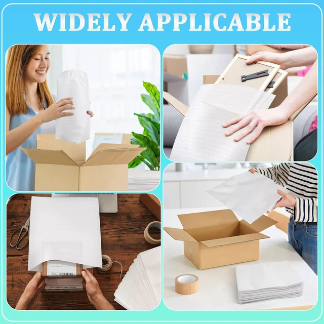 Alt view image 6 of 7 - 30 Pack Large Foam Pouches 22x26 in, Cushion Foam Wrap Pouches Plate Packing Sleeves for Moving, Storage and Packing Supplies for Dishes, Books, Photo Frames and Canvas Artwork