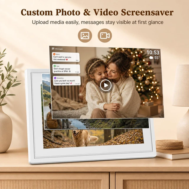 Alt view image 6 of 7 - 10.1" calendar Electronic Planner with Cross-Platform Sync, Chore Tracking, Meal Planning & Photo Display