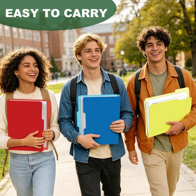 Alt view image 7 of 7 - 240 Pack Colored File Folders,20 Colors File Folders Letter Size Manilla Folders 8.5 x 11,1/3 Cut Tab Filing Folders for Office School Business Documents Files Paper