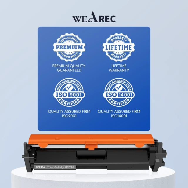 Alt view image 6 of 6 - 30A CF230A Toner Cartridge Replacement for HP 30A CF230A 30X CF230X Compatible for LaserJet Pro MFP M227fdn M227fdw M227sdn M203d M203dn M203dw Printer(Black,2-Pack)