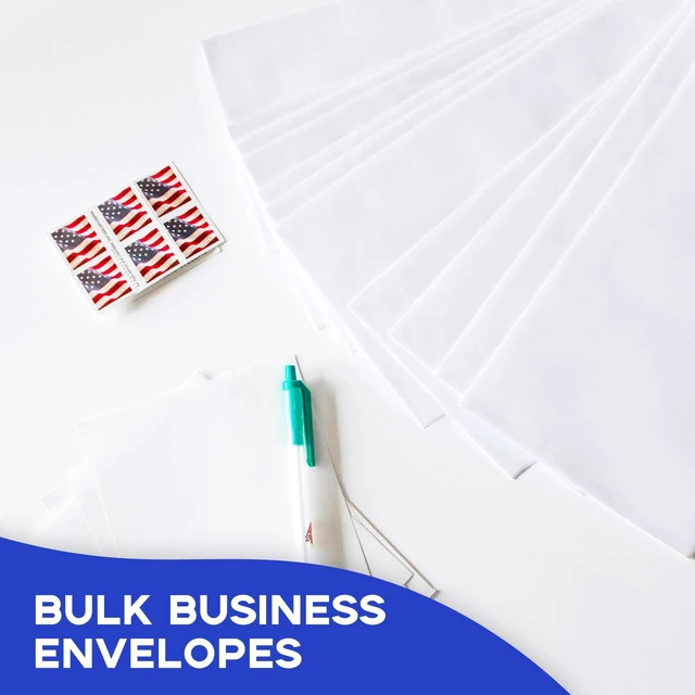 Alt view image 6 of 7 - White 6x9 Catalog Envelopes, 250 PCS (Pack of 2)