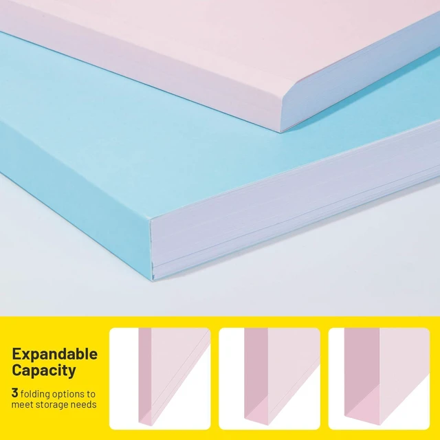 Alt view image 4 of 7 - Colored File Folders,30 Pack Manila Folders, Letter Size 8.5" x 11", 1/3-Cut Tabs, Morandi 10 Colors, for Office, School & Business Organization