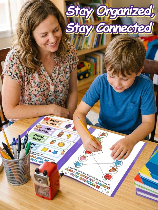 Alt view image 5 of 7 - 36 Pcs Take Home Folders with Pockets for Elementary Students, Purple Durable Kindergarten Parent-Teacher Communication Plastic Folders, Back to School Teacher Supplies for Classroom