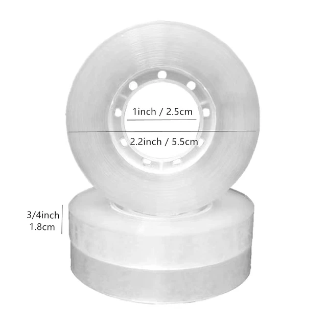 Alt view image 6 of 6 - Clear Tape, 24 Rolls Bulk Pack, Multipurpose Tape Refills Rolls for Home Office & School, Hand-Tearable, Not Compatible with Plastic Blade Dispensers