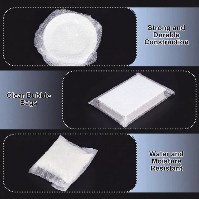 Alt view image 5 of 7 - 20 Pack 24*28 Inch Extra Large Bubble Pouches for Packing Shipping Bubble Bag Protect Shockproof Cushion for Moving Shipping, Artwork Fragile Dish Plate Mirror TV Musical Instrument Electronic