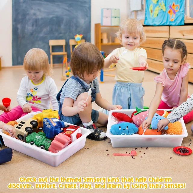 Alt view image 6 of 7 - 18 Pcs Flat Storage Organizer Bins Paper Tray Classroom,White Plastic Baskets, Letter Size, for Art Pencil Book Organization, for School Office Teacher