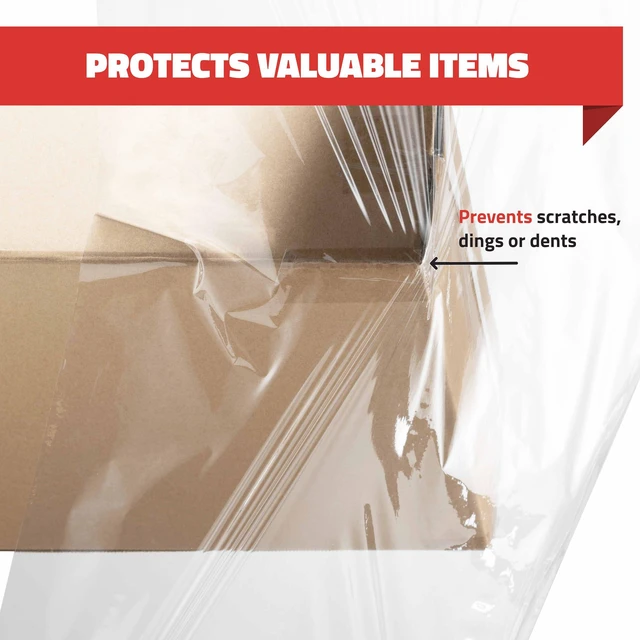 Alt view image 4 of 7 - 2 Pack Stretch Wrap 11 Inch 1000 Ft 60 Gauge with Handle Heavy Duty Industrial Strength Shrink Wrap Roll for Moving Supplies, Furniture, Pallet Wrapping and Packing Stretch Film