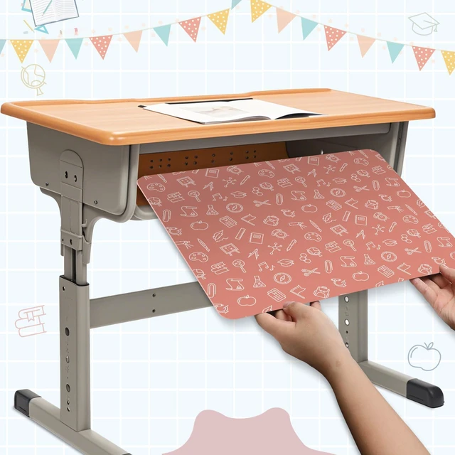 Alt view image 5 of 7 - 12 Pack Privacy Shields for Student Desk Colorful Desk Dividers Durable Privacy Folders Testing Dividers Shield Study Boards Panel Partition for Classroom Teacher Back to School Supplies