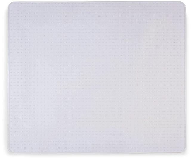 Main image of Carpet Chair Mat, 45x53 Inch, Medium-Pile, Clear, Model 28592 Smooth-glide protection for desk chairs on medium-pile carpeted floors