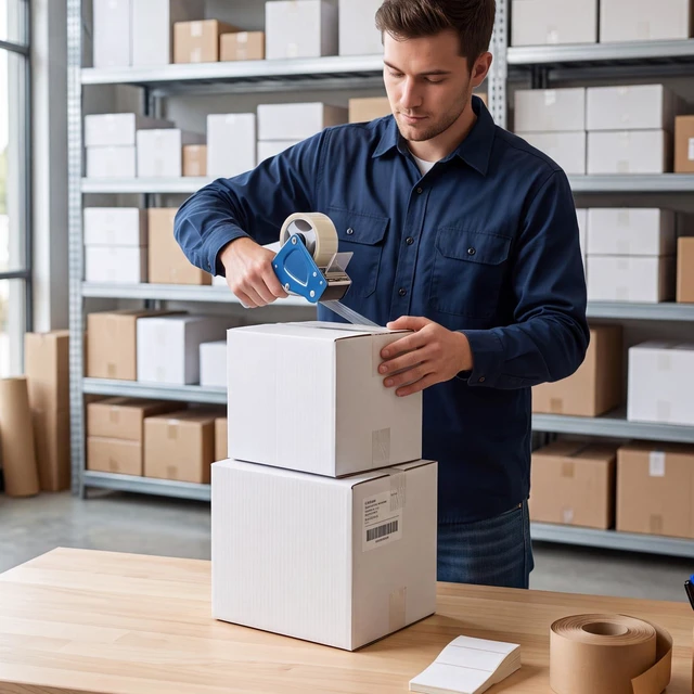 Alt view image 7 of 7 - Assorted Sizes Shipping Boxes 30 Pack (8x8x8, 6x6x6), White Corrugated Cardboard Mailers, Each 15 PCS Small Boxes for Small Business Packaging, Shipping & Storage