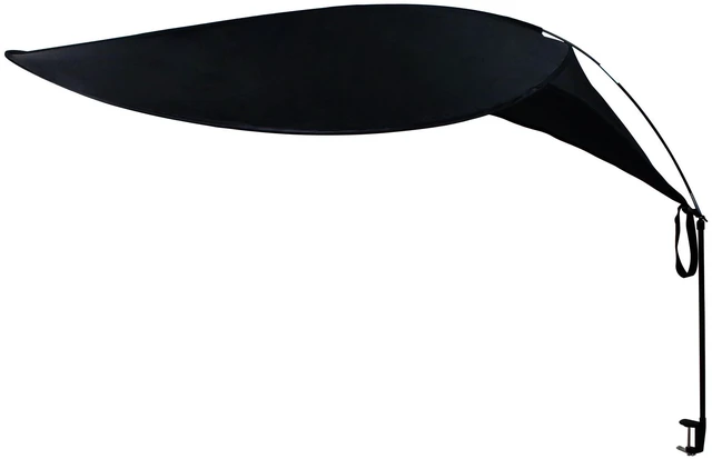 Main image of 65" office cubicle desk shade,designed for light sensitive workers,idea for office cubicles and orginal desk canopy,block overhead light Black(Patent pending)