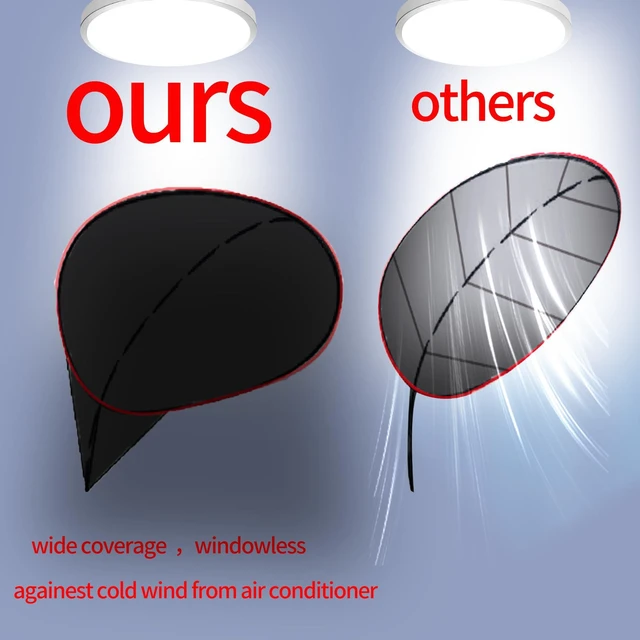 Alt view image 5 of 7 - 65" office cubicle desk shade,designed for light sensitive workers,idea for office cubicles and orginal desk canopy,block overhead light Black(Patent pending)