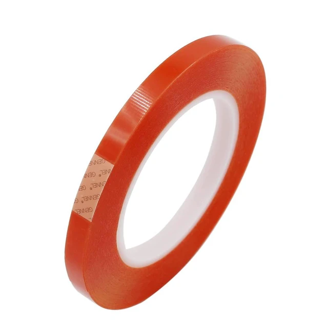 Alt view image 7 of 7 - 4pcs (2mm 3mm 5mm 10mm x 25M) Clear Double Sided Adhesive Tape Transparent Acrylic Tape (Thickness: 0.2mm), Mounting Tape for Crafts Arts Mobile Phone Laptop Camera LCD Screen Repair