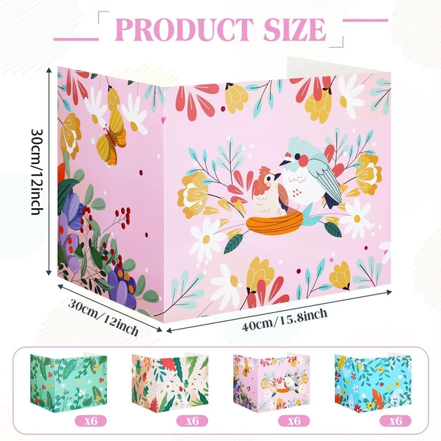 Alt view image 2 of 7 - 24 Pcs Privacy Folders for Students Testing, Fresh, Colorful Testing Dividers for Classroom, Cardboard Privacy Board, Classroom Folders Teacher Supplies, Back to School Supplies