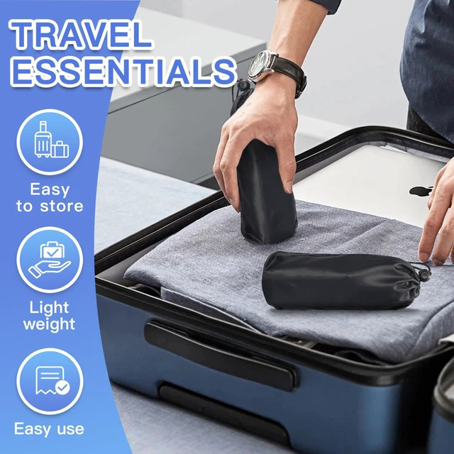 Alt view image 6 of 7 - 2-Pack Airplane Travel Footrest Hammock - Perfect Airplane Foot Hammock to Relax Your Feet - Travel Essentials Comfy Foot Hanger Plane Footrest for Long Trip