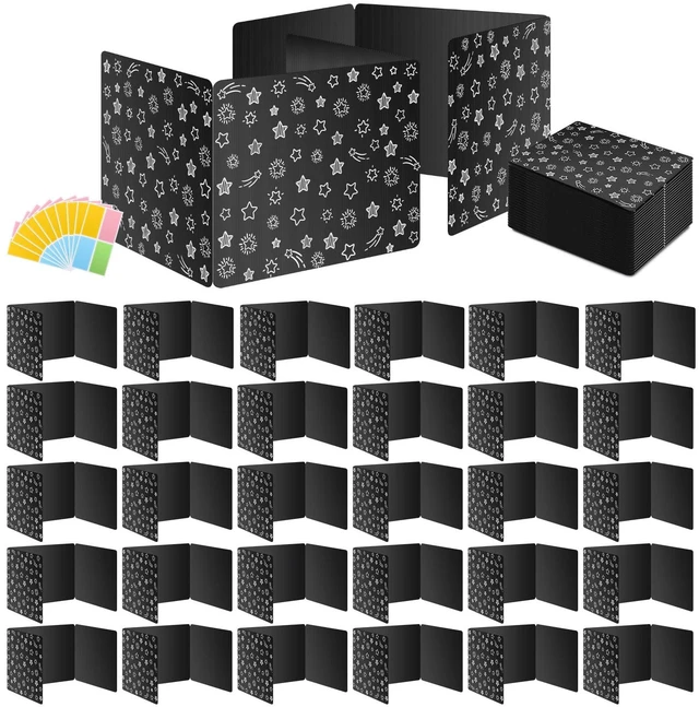 Main image of Black 30-Pack Desk Dividers for Students, Waterproof Plastic Study Carrel Divider, Durable Testing Dividers for Classroom Teacher Supplies, Easy to Clean Privacy Shield Folder Boards for Student Desk