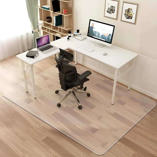 Main image of Office Chair Mat for Hardwood Floor Clear Chair Mat for Easy Glide Floors Protector for Under Desk Chairs Mat Plastic Floors Mats for Office Chairs(51" x 63" for Hard Floor)