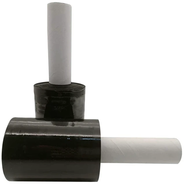 Main image of Black Stretch Wrap Roll 5"×1000' Plastic Wrap Roll for Moving Shipping Industrial Strength Shrink Packing Wrap Heavy Duty Stretch Film with Handle(2roll)