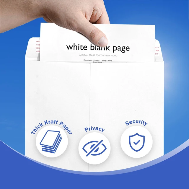 Alt view image 4 of 7 - 200 Pack 10x13 White Catalog Envelopes Self Seal