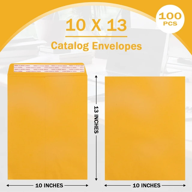 Alt view image 3 of 7 - 10x13 Manilla Envelopes, 200 Pack