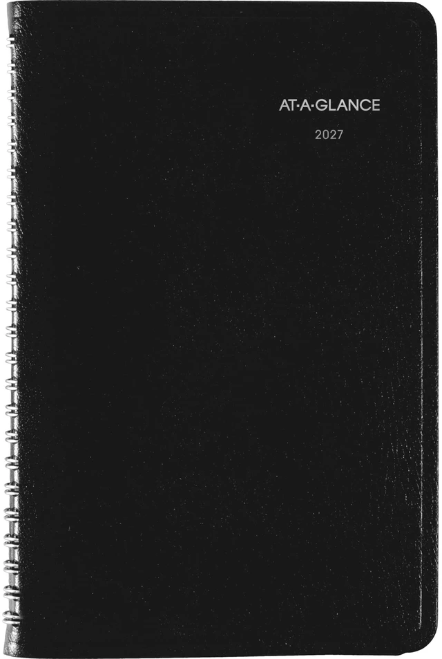 Alt view image 6 of 7 - 2027 Appointment Book Planner, Weekly, 5" x 8", DayMinder, Black (G2000027)