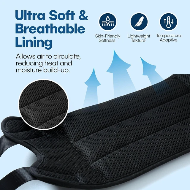 Alt view image 6 of 7 - 2 Pack Airplane Foot Hammock, No-Collapse Foot Hammock Thickened Bamboo Airplane Foot Rest,Adjustable Footrest for Office,Long Flight,Plane Travel