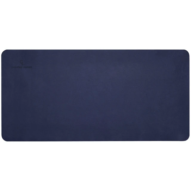 Alt view image 4 of 7 - Desk Mat,Desk Writing Pad - Office Desk Pad, Large 36" x 17" Navy Blue, Desk Mats on Top of Desks, Gift Ready Elegant Computer Desk Mat Desk Cover Desk Pad Protector PU Leather