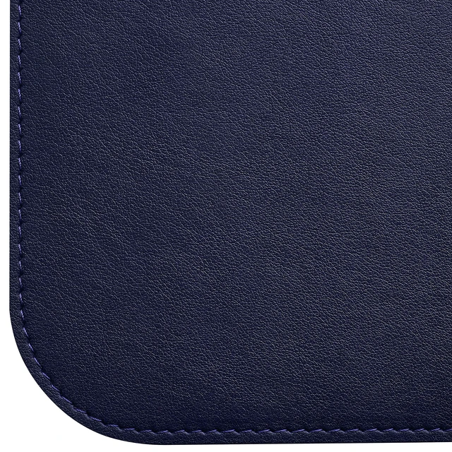Alt view image 7 of 7 - Desk Mat,Desk Writing Pad - Office Desk Pad, Large 36" x 17" Navy Blue, Desk Mats on Top of Desks, Gift Ready Elegant Computer Desk Mat Desk Cover Desk Pad Protector PU Leather