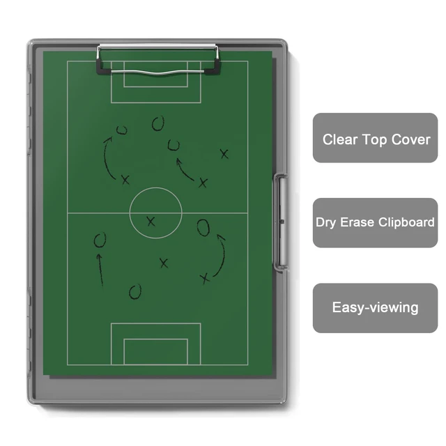 Alt view image 5 of 6 - Clipboard with Storage, Grey 8.5 x 11 Clip Board, Dual Compartmen Folder Nursing Side Opening, Heavy Duty Organization Box, Smooth Writing for Teachers, Classroom, Size 13.3 x 9.4 x 1.5 in