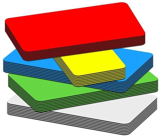 Alt view image 4 of 7 - Dry Erase Magnetic Labels, 4x2 Inch, 40 Pieces in 5 Colors, Reusable, for Whiteboards, Locker, School, Classroom, Office, Home