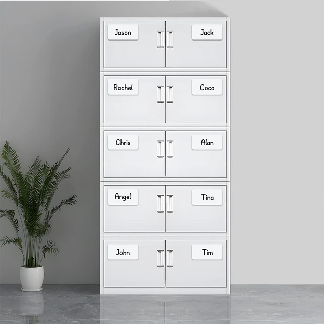 Alt view image 6 of 7 - Dry Erase Magnetic Labels 4x2 Inch White, Reusable Magnetic Dry Erase Labels for Classroom Office WhiteboardsPack of 40