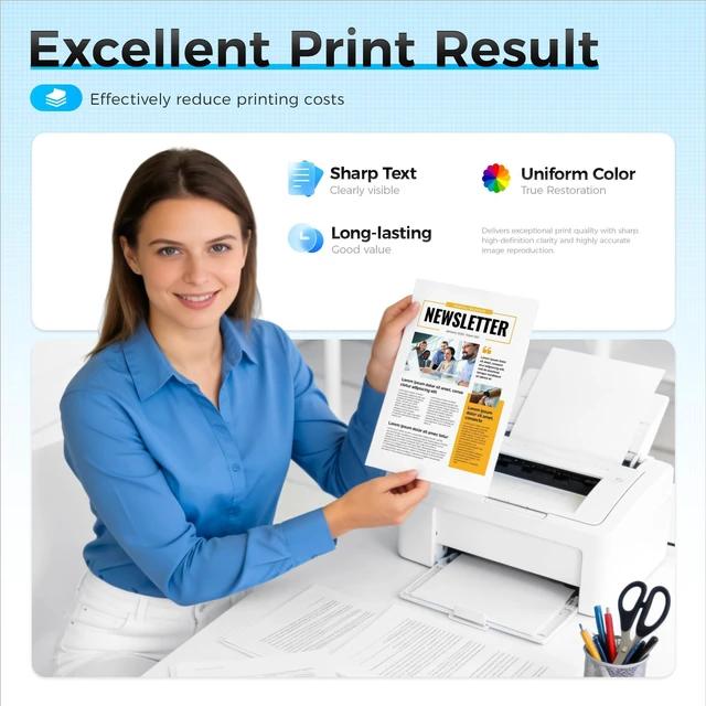Alt view image 5 of 7 - 141A Toner Cartridge Black 2-Pack with Chip High Yield Compatible Replacement for HP 141A 141X W1410A W1410X Toner Work with LaserJet MFP M140w M110w M140 M110 Laser Printer M139 M139we M140we M110we