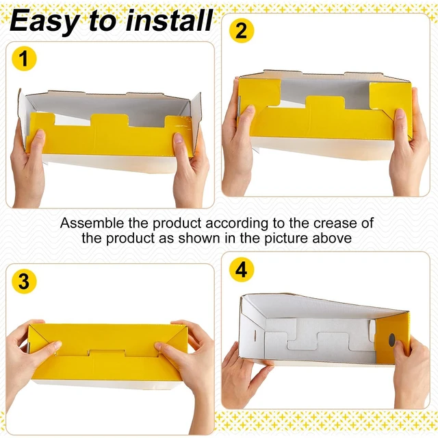 Alt view image 3 of 6 - 24 Pcs Magazine Files Cardboard Holders,Classic,Colorful File Organizer Foldable Paper Storage for Desk, Vertical Holder with Label, Kraft Office Classroom Bins, Document Organizing