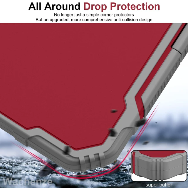 Alt view image 4 of 7 - Clipboard, Clipboard with Storage, Heavy Duty Clip Boards 8.5x11, Protective Over Molded Edge, Plastic Clipboards, Contractor Folder with Internal Pen Pouch for Driver (Red)