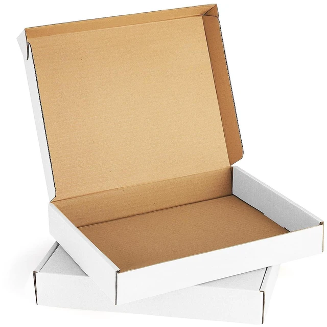 Main image of 13x10x2" White Shipping Boxes Corrugated Box Mailers 20 Pack Cardboard Shipping Boxes for Small Business, Mailing