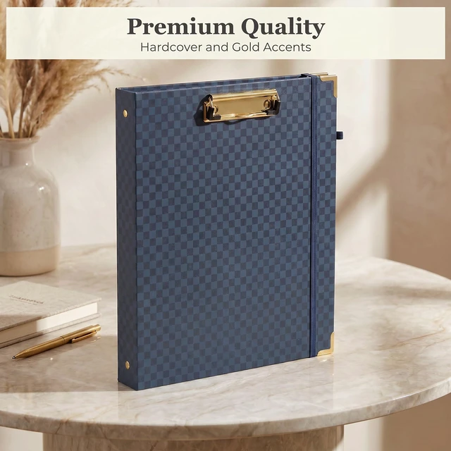 Alt view image 3 of 7 - Aesthetic Clipboard Binder with Dividers - 3 Ring Organizer for Work Sturdy Document Organizer, Clipboard Folder and Planner Folio for Streamlined School Projects, Notes and Office Productivity