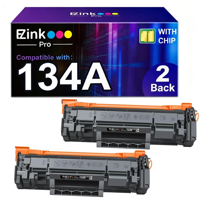 Main image of 134A Toner with Chip Replacement for HP 134A Black Toner Cartridge 2 Pack 134X W1340a W1340X Toner Compatible with HP LaserJet Pro M209dw M234sdw M234dw M234sdn M235sdw M209d Printers