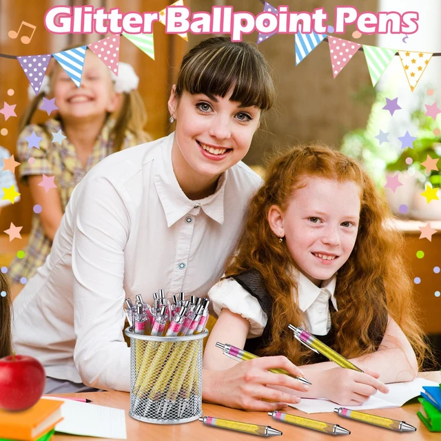 Alt view image 4 of 7 - 50 Pcs Teacher Pens Back to School Gifts Bulk Pencil Ballpoint First Day of School Gift for Teacher Student Welcome Back to Classroom Preschool Kindergarten Staff Must Have Stationery