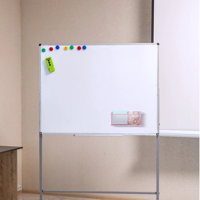 Alt view image 5 of 6 - Magnetic Pencil Holder Set of 3 - Wire Mesh Storage Baskets Organizer with Strong Magnets - Perfect for Whiteboard, Refrigerator and Locker Accessories, Pink