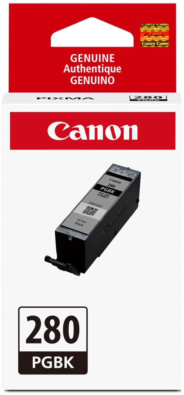 Main image of PGI-280 Genuine Pigment Black Ink Tank, Compatible with TR8520, TS9120,TS8120, TS6120, TS9521C/a, TS9520/a, TS8220, TS6220, TS8320, TS6320, TS702/a, and TR8620/a Series Printers
