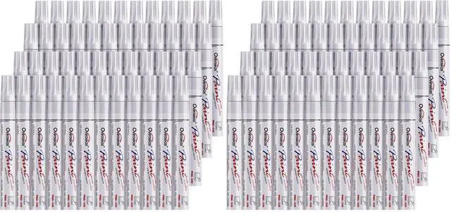 Main image of 48 White Paint Pens Permanent Markers, Oil Based Paint Markers (Pack of 2)