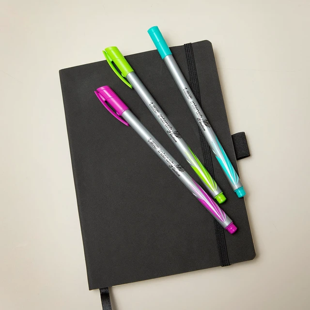 Alt view image 6 of 6 - Intensity Fineliner Marker Pens, Medium Point (0.7mm), 10-Count Smooth Application, Non-Toxic, Water Based Ink, Assorted Colors for Creative Projects, Sturdy Metal Nib for Durability