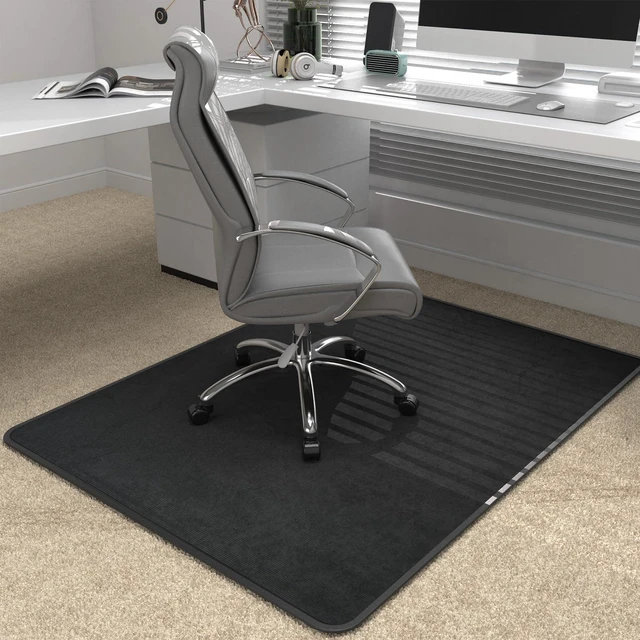 Main image of Heavy Duty Office Chair Mat for Carpet and Hardwood Floor Bohemian Desk Chair Mat Rug 36'' x 48'' Jacquard Woven Surface Floor mats for Office Home